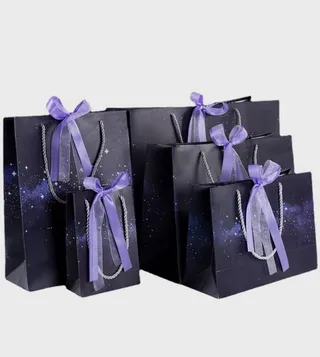 Starry Night Gift Bag - Small 28x20x10 cm