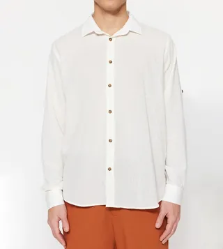 Solid Regular Fit Long Sleeves Shirt