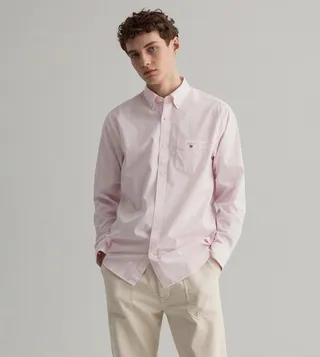 Regular Fit Long Sleeves Banker Shirt
