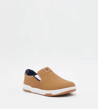 CHOMITZ Perforated Casual Slip On Shoes