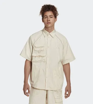 Reveal Short Sleeve Solid Overshirt