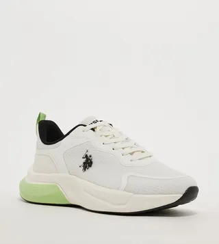 WILLY Logo Detail Lace-Up Sneakers