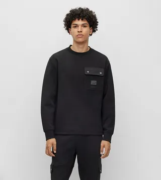 Crew Neck Long Sleeves Sweatshirt