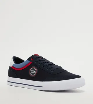Logo Badge Canvas Sneakers