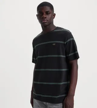 Striped Short Sleeves Casual T-Shirt