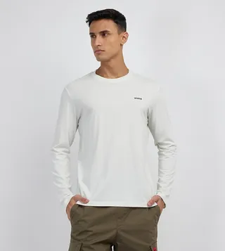 Logo Print Long Sleeves T-Shirt