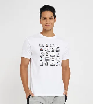 Aero Men Printed Regular Fit T-Shirt