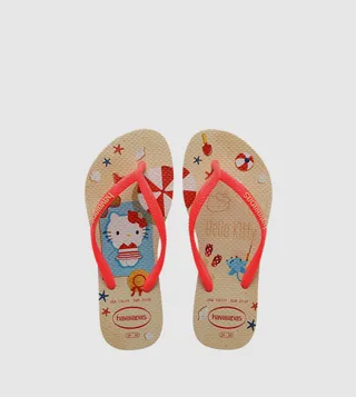 Kids Helllo Kitty Slim Flip Flops