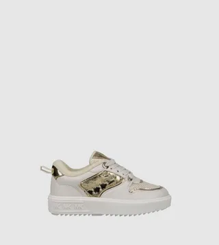 EMMET RUMI Monogram Lace Up Sneakers