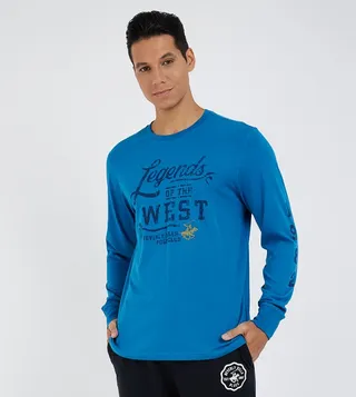 Logo Print Long Sleeves T-Shirt