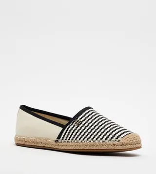 Striped Logo Detail Espadrilles