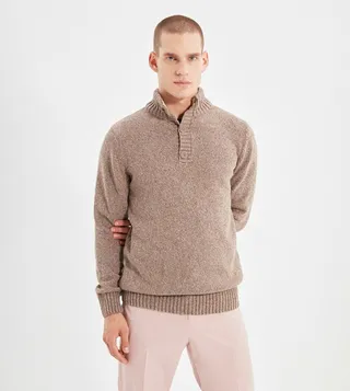 Half Fisherman Sweater