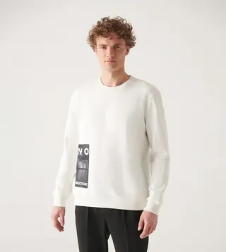 Printed Long Sleeves Sweatshirt