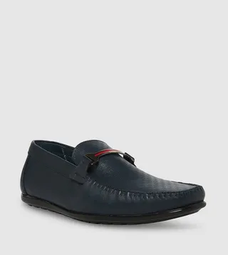 RALFHIE Patterned Metal Accent Moccasins