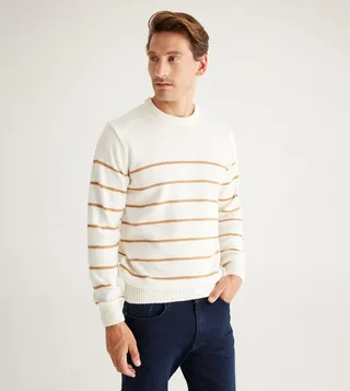 Striped Crew Neck Sweater