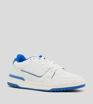 Round Toe Lace-Up Sneakers