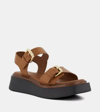 LOELLS Ankle Strap Flatform Sandals