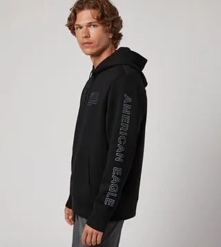 24/7 Good Vibes Logo Printed Hoodie