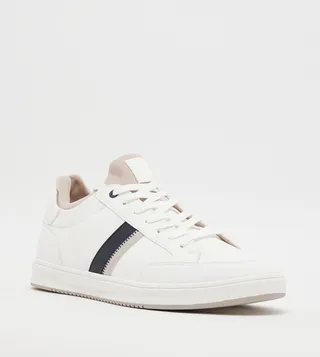 RHIADE Contrast Trim Lace-Up Sneakers
