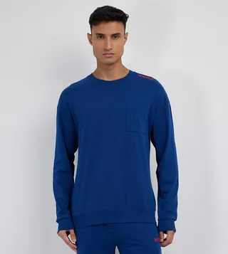 Solid Crew Neck Sweatshirt