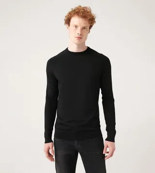 Logo Detail Long Sleeves Sweater