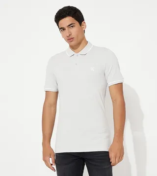 Logo Detail Short Sleeves Polo T-Shirt