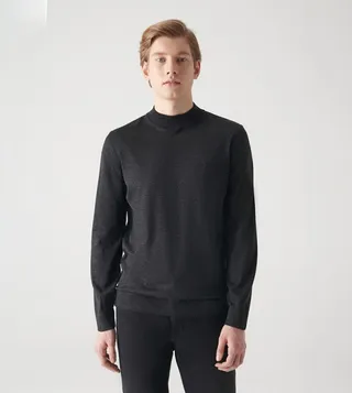 Turtleneck Wool Blend Sweater