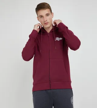 Aero Men's Logo Embroidered Hoodie