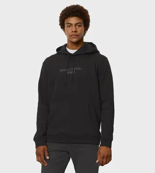 Logo Embroidered Organic Cotton Hoodie