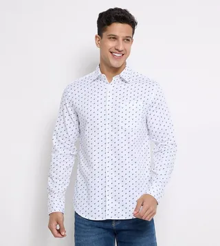 Aero Men's Printed Long Sleeves Shirt
