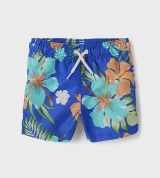 Tropical Printed Swim Shorts