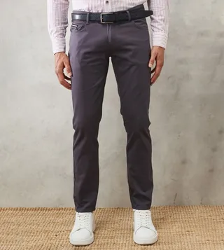 Solid Slim Fit Chino Pants