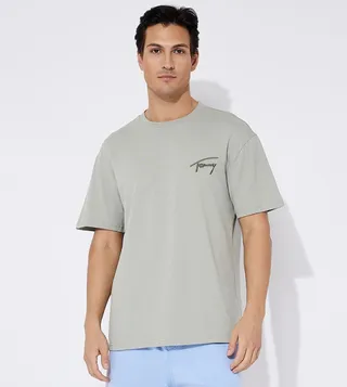 Signature Embroidered Short Sleeves T-Shirt