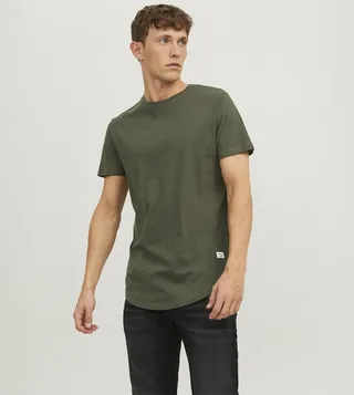 Solid Crew Neck T-Shirt