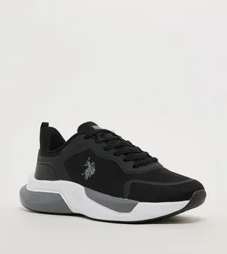 WILLY Logo Detail Lace-Up Sneakers