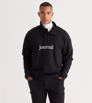 Typography Printed Oversized Sweatshirt