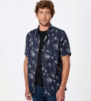 Floral Printed Short Sleeves Shirt