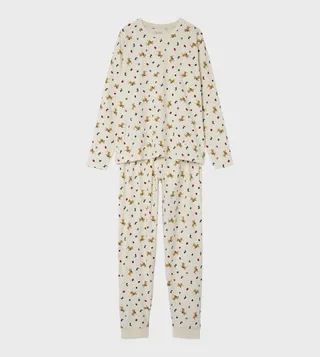 Printed Long Sleeves Pajama Set