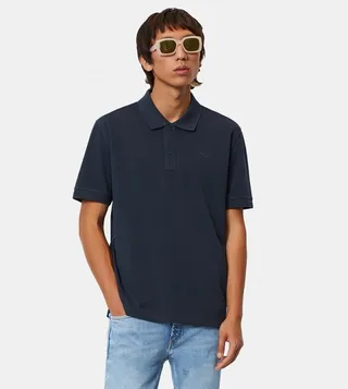 Logo Detail Short Sleeves Polo T-Shirt