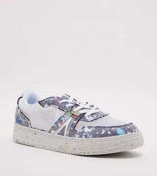 ECO Printed Lace-Up Sneakers
