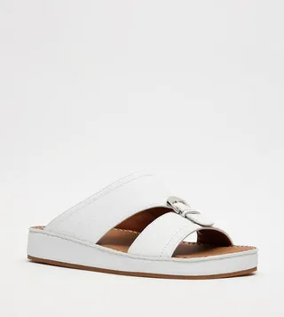 Textured Open Toe Arabic Sandals
