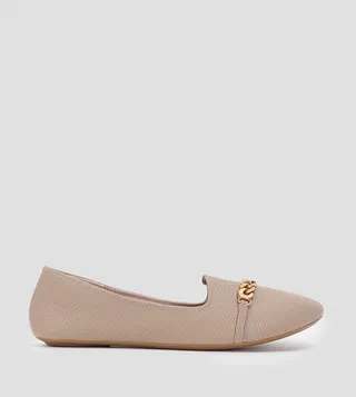 Chain Detail Loafers