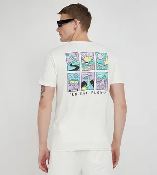 Aero Men's Back-Print Short Sleeves T-Shirt