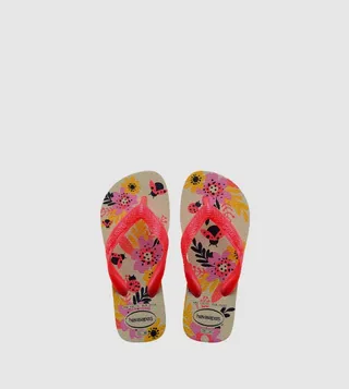 Flores Print Flip-Flops