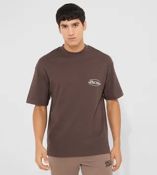 Printed Short Sleeves Crew Neck T-Shirt
