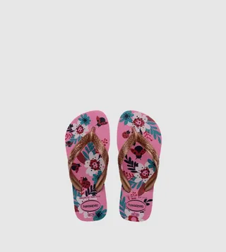 Flores Print Flip-Flops