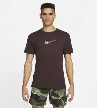 Logo Printed Dri-Fit Active T-Shirt