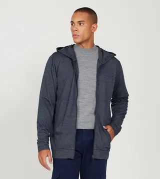 Solid Hooded Jacket