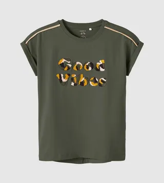 Casual Embroidered T-Shirt