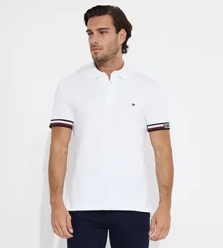 Logo Detail Short Sleeves Polo T-Shirt